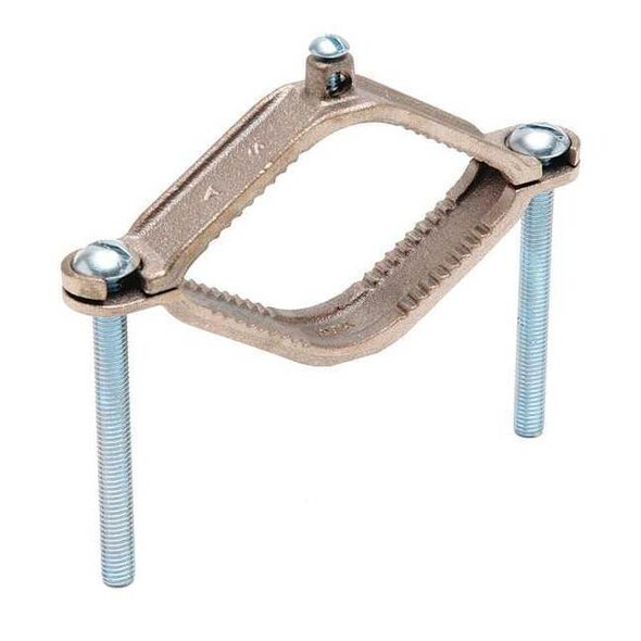 Burndy Pipe Ground Clamp, 10AWG,2.25In,PK5 C5