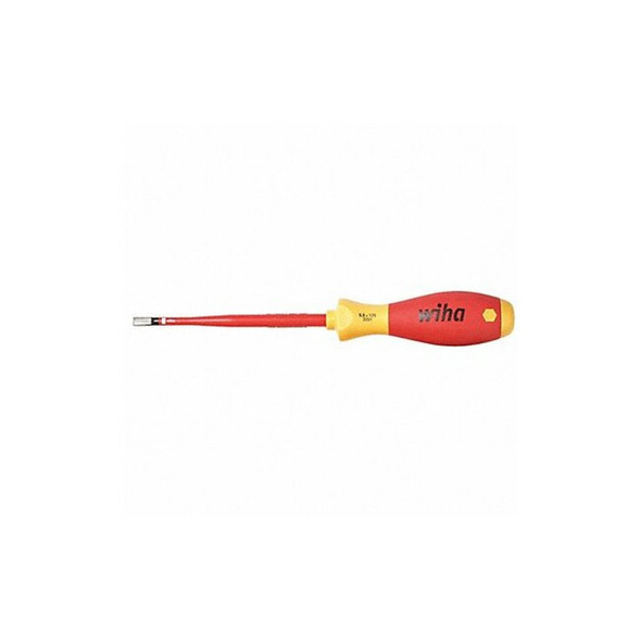 Wiha Insulated Slotted Screwdriver 5/32 in Round 32049