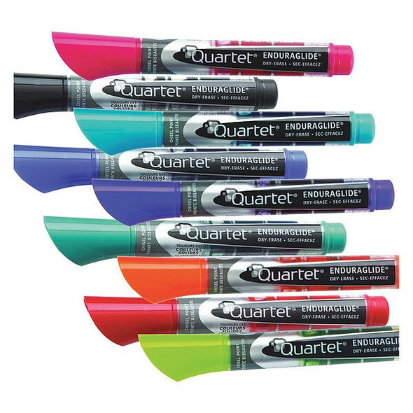 Quartet Dry Erase Marker, Chisel Tip, Assorted Colors, PK12 Low Odor 5001-18MA