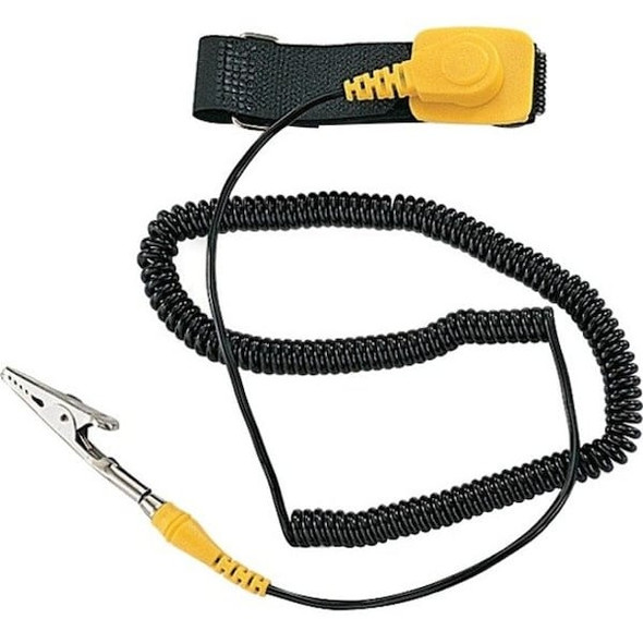 Eclipse ESD Wrist Strap,Adj,10 ft L,Yellow/Black 900-022