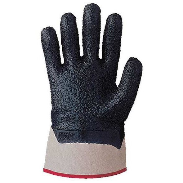 Showa Coated Gloves,Navy, White,8,PR 7066-08