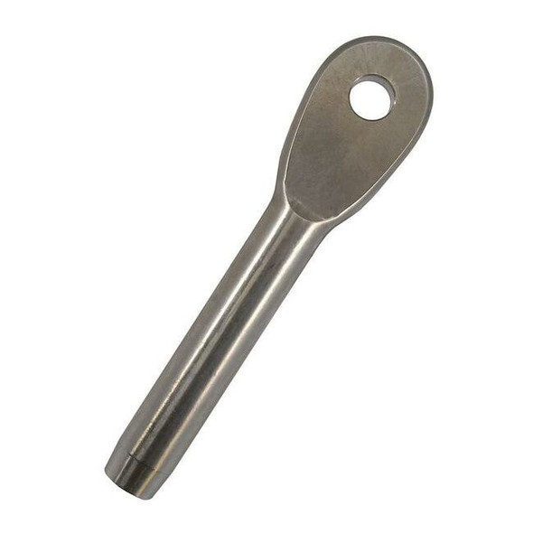 Loos Eye End Fitting,316 SS,1/16 in Rope dia. 668-2X