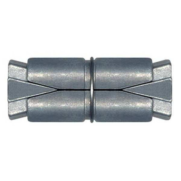Mkt Fastening Double Lag Shield, 1" Dia, 3" L, Alloy Steel Plain, 5 PK 6210000