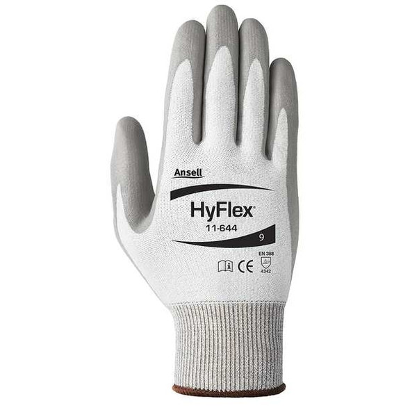 Ansell Cut Resistant Gloves,Lgt Gry,9 11-644