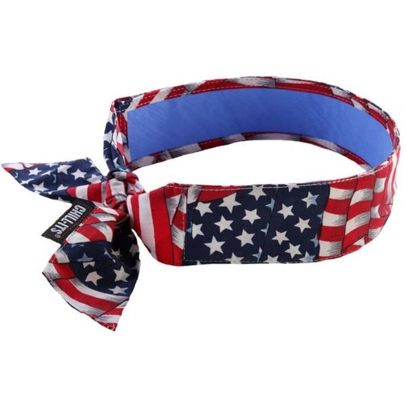 Ergodyne Cooling Bandana,PVA And Cotton,One Size 6700CT