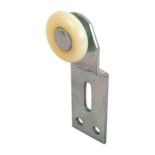 Wardrobe Door Front Roller Assembly, 1 in., Convex Nylon Roller (2 Pack)