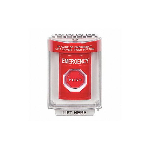 Safety Technology International Emergency Push Button,Momentary Type SS2045EM-EN