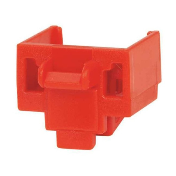 Panduit Network Blackout Jack,Copper,Red,Pk10 PSL-DCJB