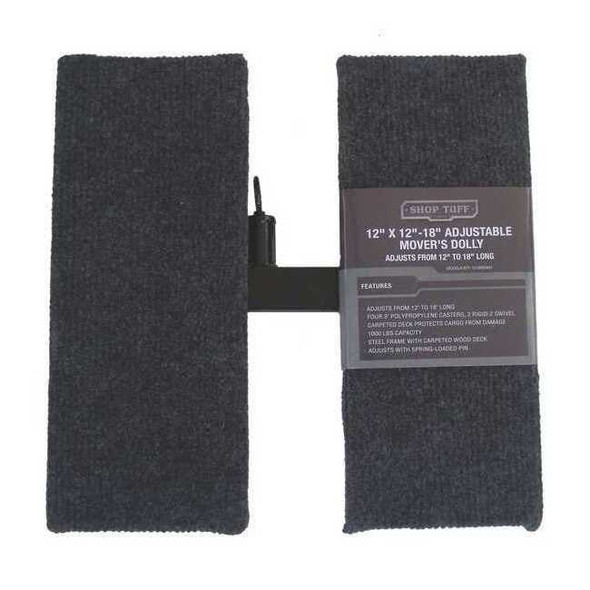 Manufacturer Varies GnrlPrpsDlly,3in,12in,Blk,Wood,1,000lb STF-1218MDAM