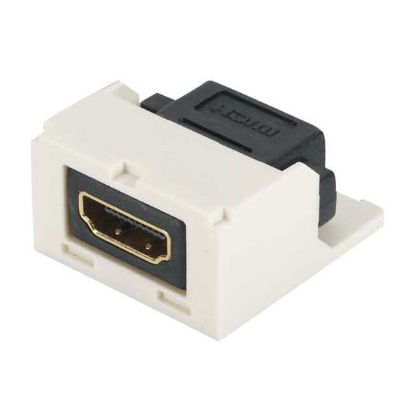 Panduit HDMI Coupler Module,Mini-Com,White CMHDMIWH