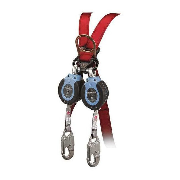 Titan(TM) Self-Retracting Lifeline, 6 ft. Length, Carabiner, Steel, 2 Leg(s)