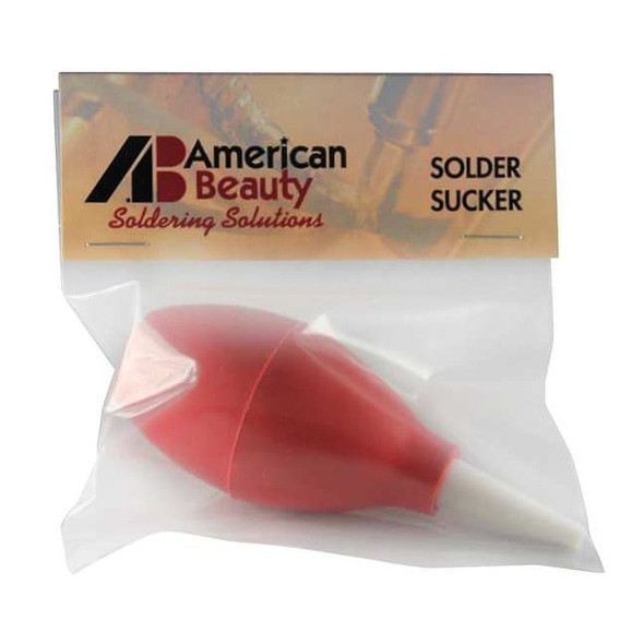 American Beauty Tools Desoldering Bulb,3.5in L,Red SS-8