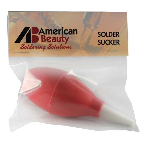 American Beauty Tools Desoldering Bulb,3.5in L,Red SS-8