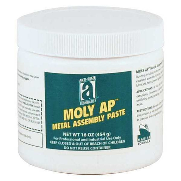 Anti-Seize Technology Anti Seize,Moly,Paste,16 oz,Can,Black 43016