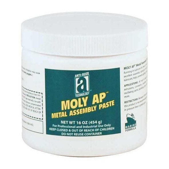 Anti-Seize Technology Anti Seize,Moly,Paste,16 oz,Can,Black 43016