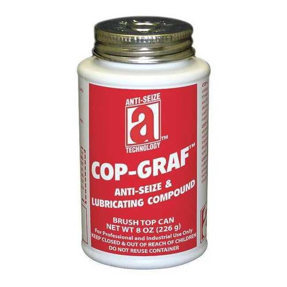 Anti-Seize Technology Anti Seize,Copper,8 oz. Brush Top Can 11010