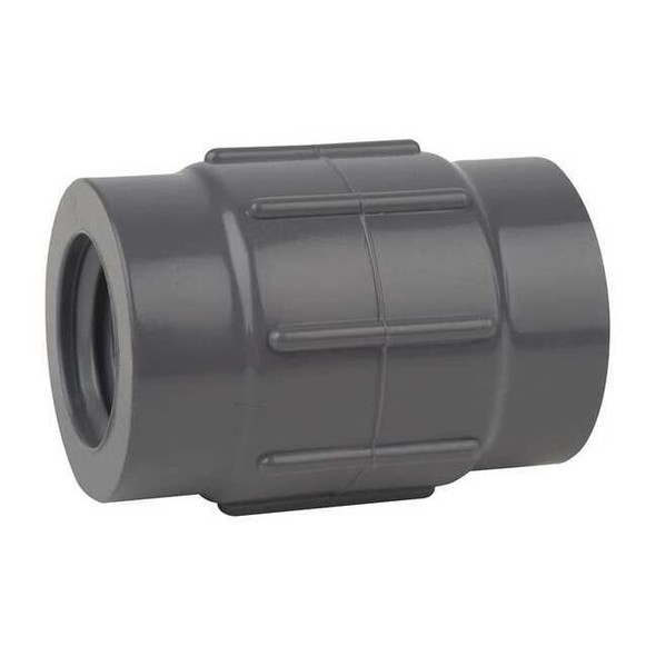 PVC Reducing Coupling, FNPT x FNPT, 2 in x 1 1/2 in Pipe Size