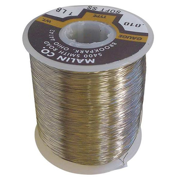 Malin Co Wire,Spool,0.125 Dia,67.35 ft. 01-1250-001S
