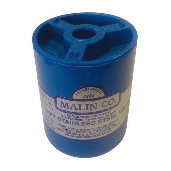 Malin Co Stainless Steel Lockwire,Canister,0.051 Dia,143 ft. 34-0510-1BLC