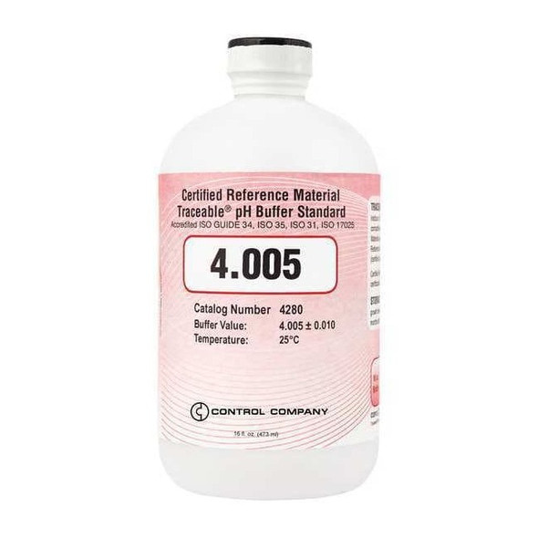 Traceable pH Standard,Cert. Ref Material,CRM 4.005 4280