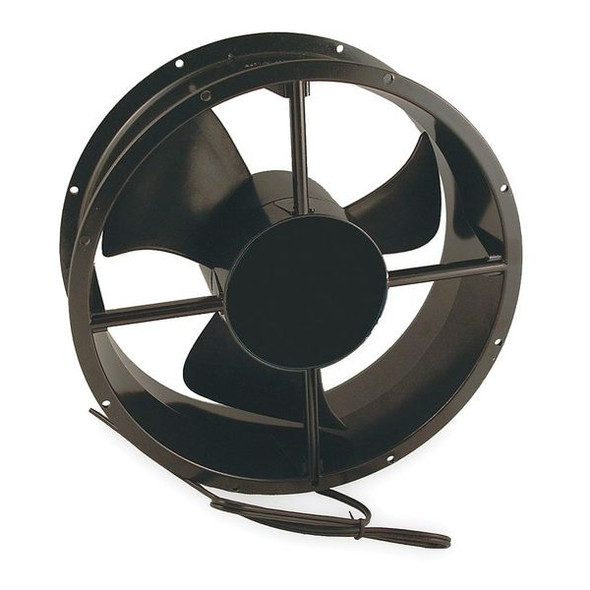 Wiegmann Standard Round Axial Fan, Round, 115V AC, Plastic/Steel, 10 in W. WA10AXFN