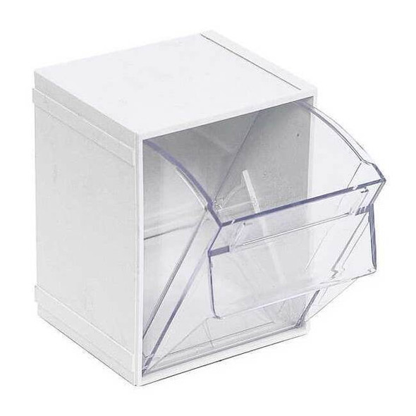 Quantum Storage Systems Tip Out Bins, Individual, W 3/4, White QTB405WT