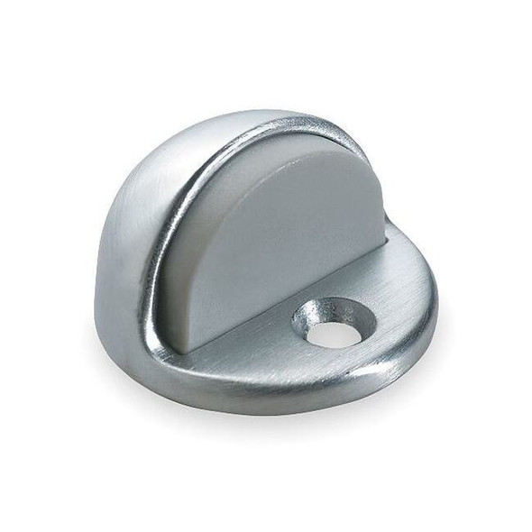 Rockwood Dome Door Stop,Satin Chrome,Dia. 2 In 441.26d
