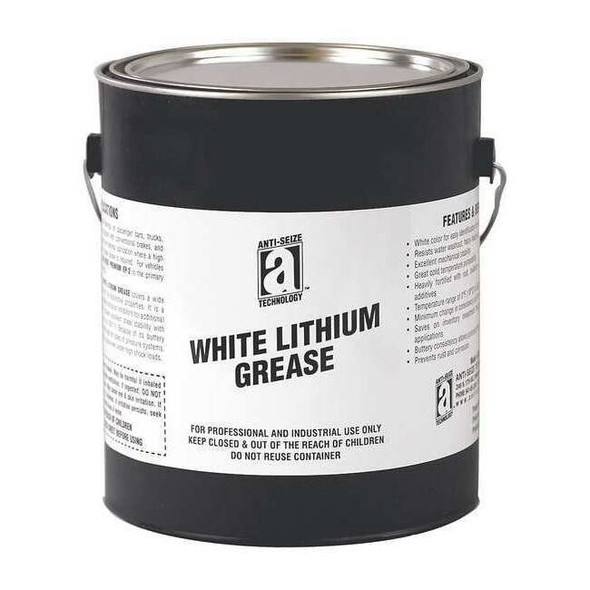 Bearing Grease, 5 lb, Pail, Mineral Base, 275 Degrees F Max Op Temp, White