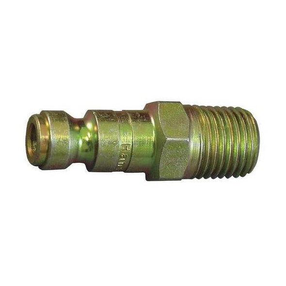 Hansen Coupler Plug,(M)NPT,3/8,Steel 31AP25M