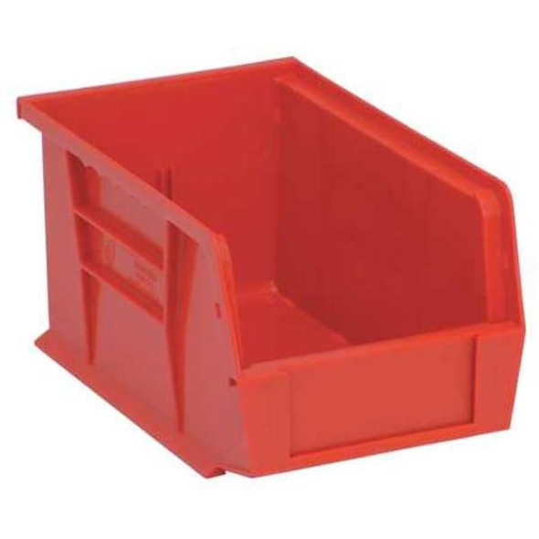 Quantum Storage Systems HangandStackBin,9.25inL,6inW,Plastic QUS221RD