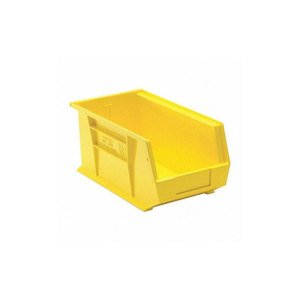 Quantum Storage Systems HangandStackBin,14.75inL,8.25inW,Plastic QUS240YL