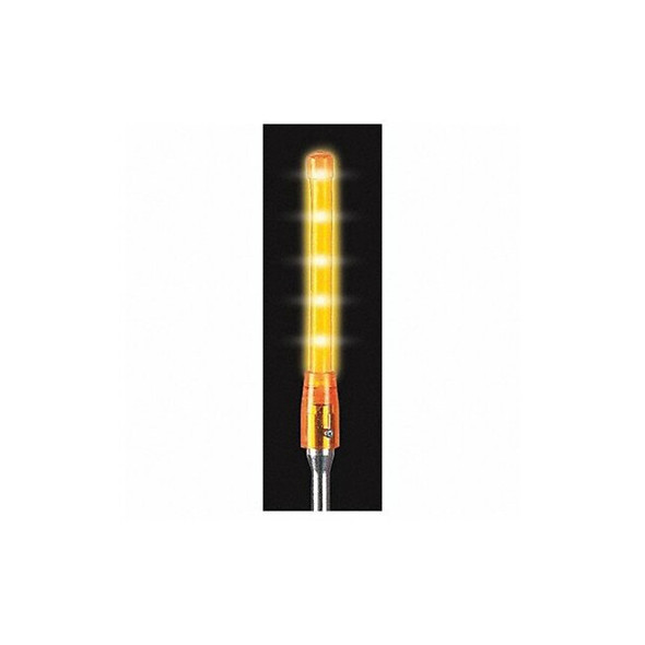 Checkers Warning Whip Glo-Worm LED Light,Amber FSLED12-6-A Checkers Warning Whip Glo-Worm LED Light,Amber FSLED12-6-A