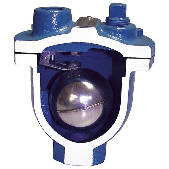 Val-Matic Air Release Valve,FNPT,1/2 x 1/2,CI 15R50-3AT-C6V5Y