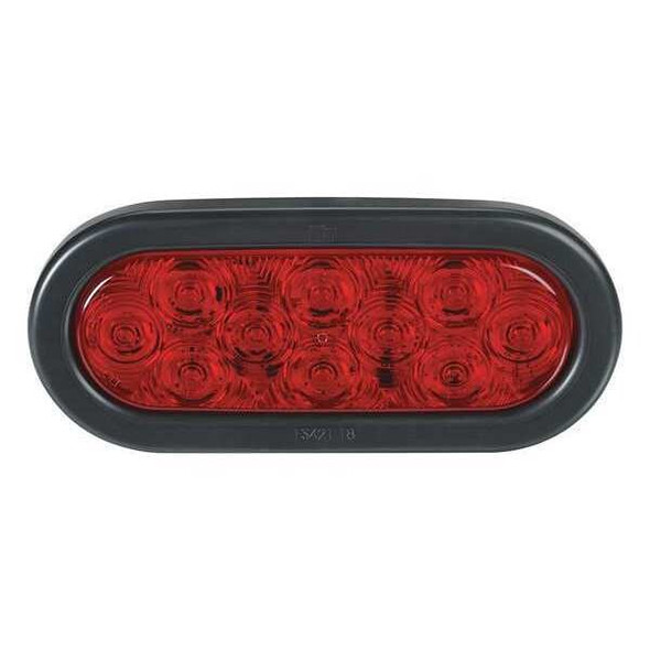 Federal Signal Stop-Turn-Tail Lamp,LED,Red,6-13/32 in L 607105-04SB
