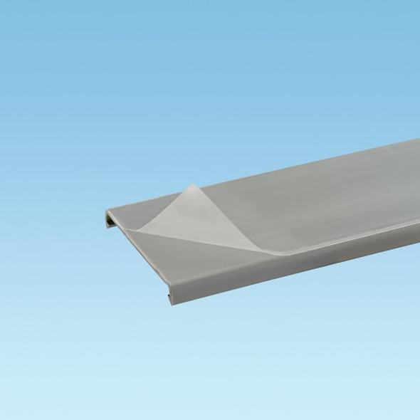 Panduit Wire Duct Cover,Flush,Gray,4.25W x 0.37D C4LG6-F Panduit Wire Duct Cover,Flush,Gray,4.25W x 0.37D C4LG6-F