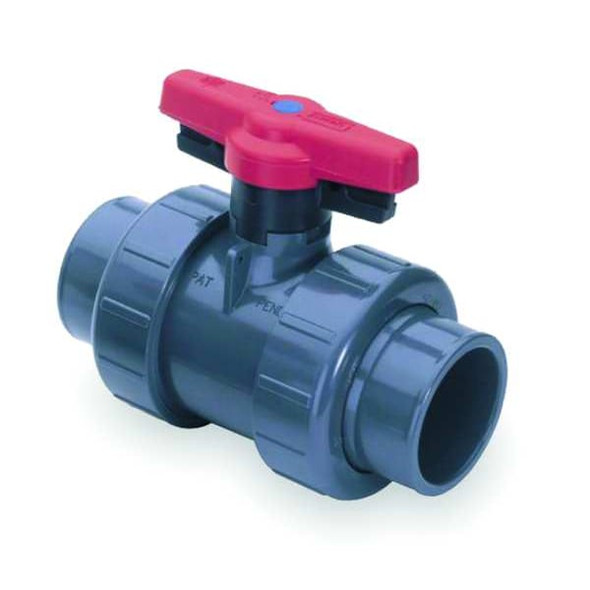 Spears 2" Socket PVC Ball Valve Inline True Union 1829-020