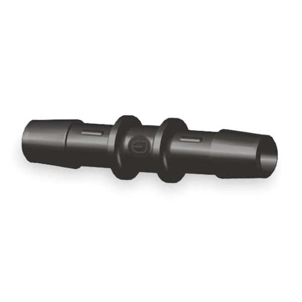 Eldon James Straight Coupler, 1/4In, Barbed, Nylon, PK10 C0-4BN