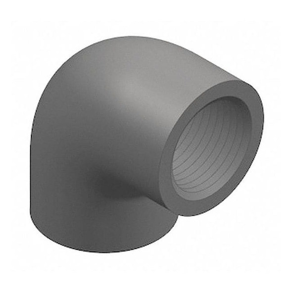 Manufacturer Varies PVC Elbow, 90 Degrees, FNPT x FNPT, 3/4 in Pipe Size 808-007