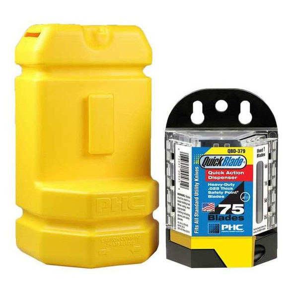 Pacific Handy Cutter Utility Blade,Blunt Tip,2-1/4 in. BB5379KIT