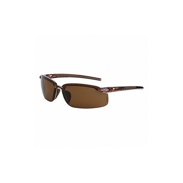 Crossfire Safety Glasses,Brown,Anti-Reflective 291113