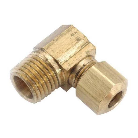 Manufacturer Varies Elbow, Brass, Comp. 1/8 in, MNPT 1/8 in 700069-0202
