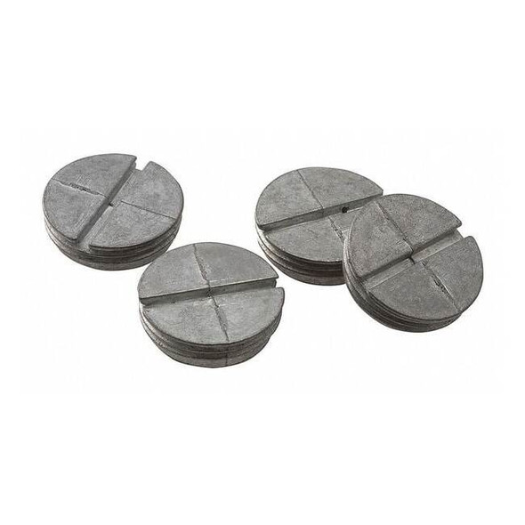 Raco Closure Plug, 0 Gangs, Zinc, Floor Box Type 5270-0