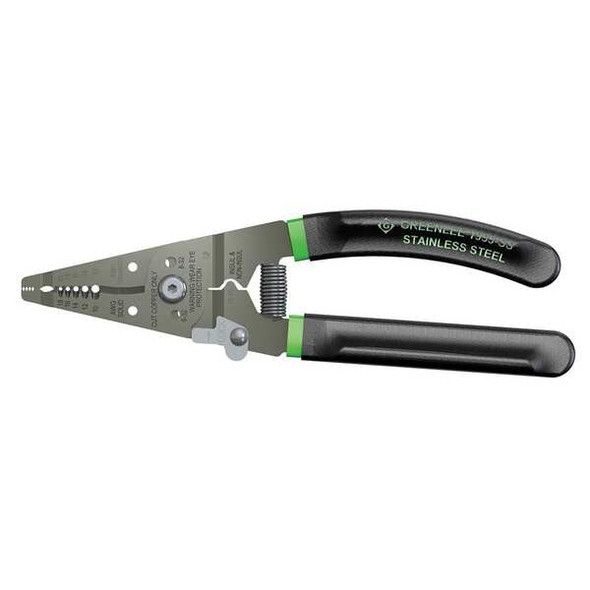 7 1/4 in Wire Stripper Solid: 10 to 18 AWG, Stranded: 12 to 20 AWG