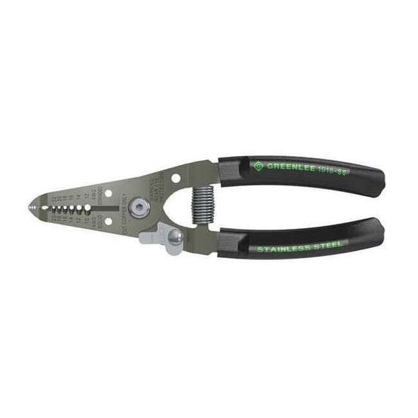 Greenlee 6 in Wire Stripper Solid: 10 to 20 AWG, Stranded: 12 to 22 AWG 1916-SS