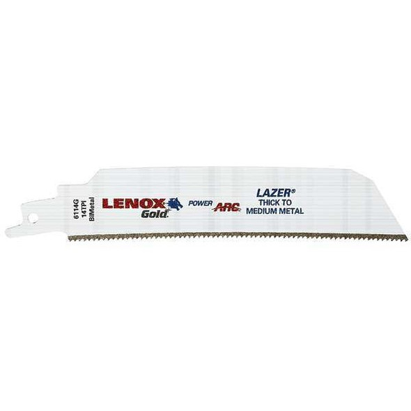 Lenox 6 in L x 18 TPI Reciprocating Saw Blade, 25 PK 21226B6114GR