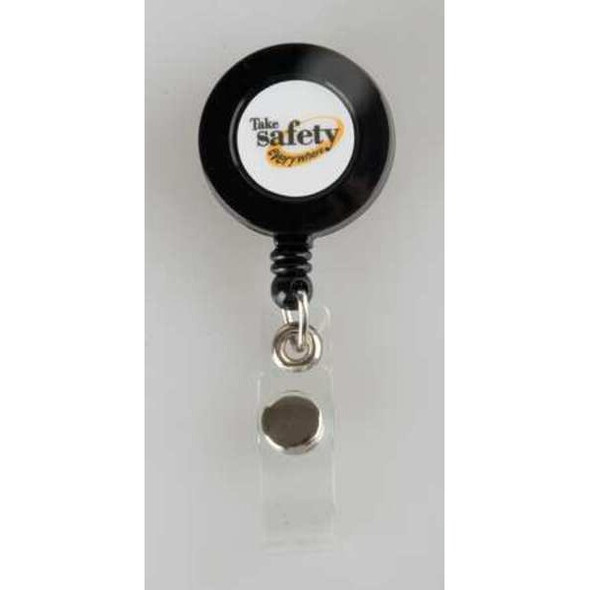 Quality Resource Group Badge Holder,Strap,1 1/4 inH,PK10 21GBHSE