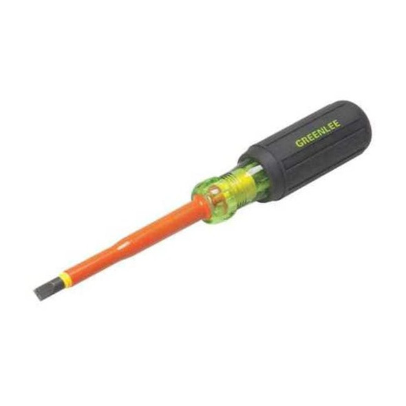 Greenlee Insulated Slotted Screwdriver 1/4 in Round 0153-11-INS