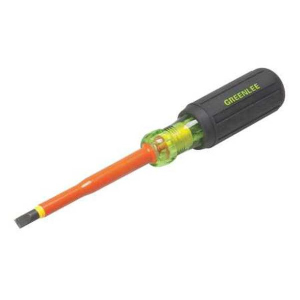 Greenlee Insulated Slotted Screwdriver 1/4 in Round 0153-11-INS