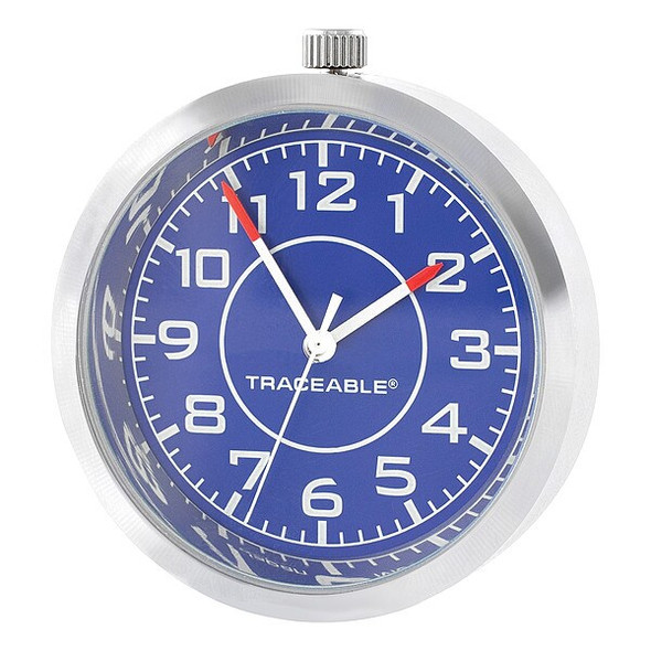 Control Co Analog Clock,Metal,1 39/64" Diameter 1003 Control Co Analog Clock,Metal,1 39/64" Diameter 1003