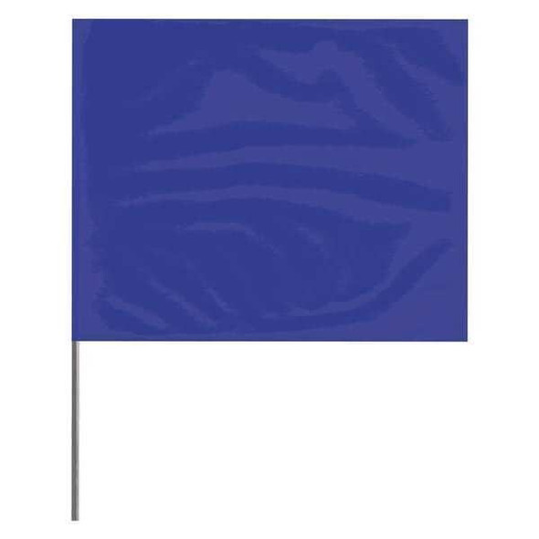Presco Marking Flag,Blue,Blank,PVC,PK100 2330B-200 Presco Marking Flag,Blue,Blank,PVC,PK100 2330B-200
